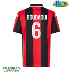 OGC Nice Hicham Boudaoui #6 Hemmatröja 2025-26 Kortärmad